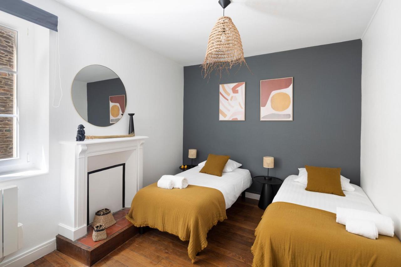 Le Carre Sainte-Anne - Appt En Plein Centre Historique Apartment แรนส์ ภายนอก รูปภาพ